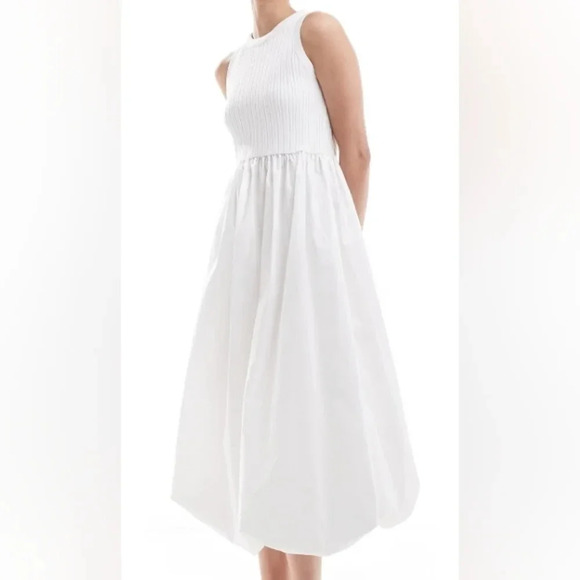 Urban Revivo Bubble Hem Midi Dress - Picture 5 of 5